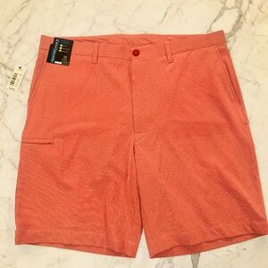 NWT Roundtree & Yorke Performance Shorts in Berry Heather- Size 38